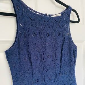 Juniors dress dark blue size 2